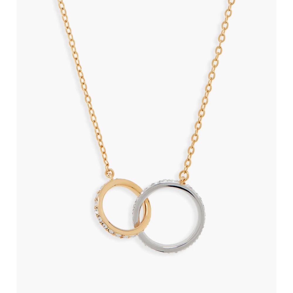 Infinity circle necklace